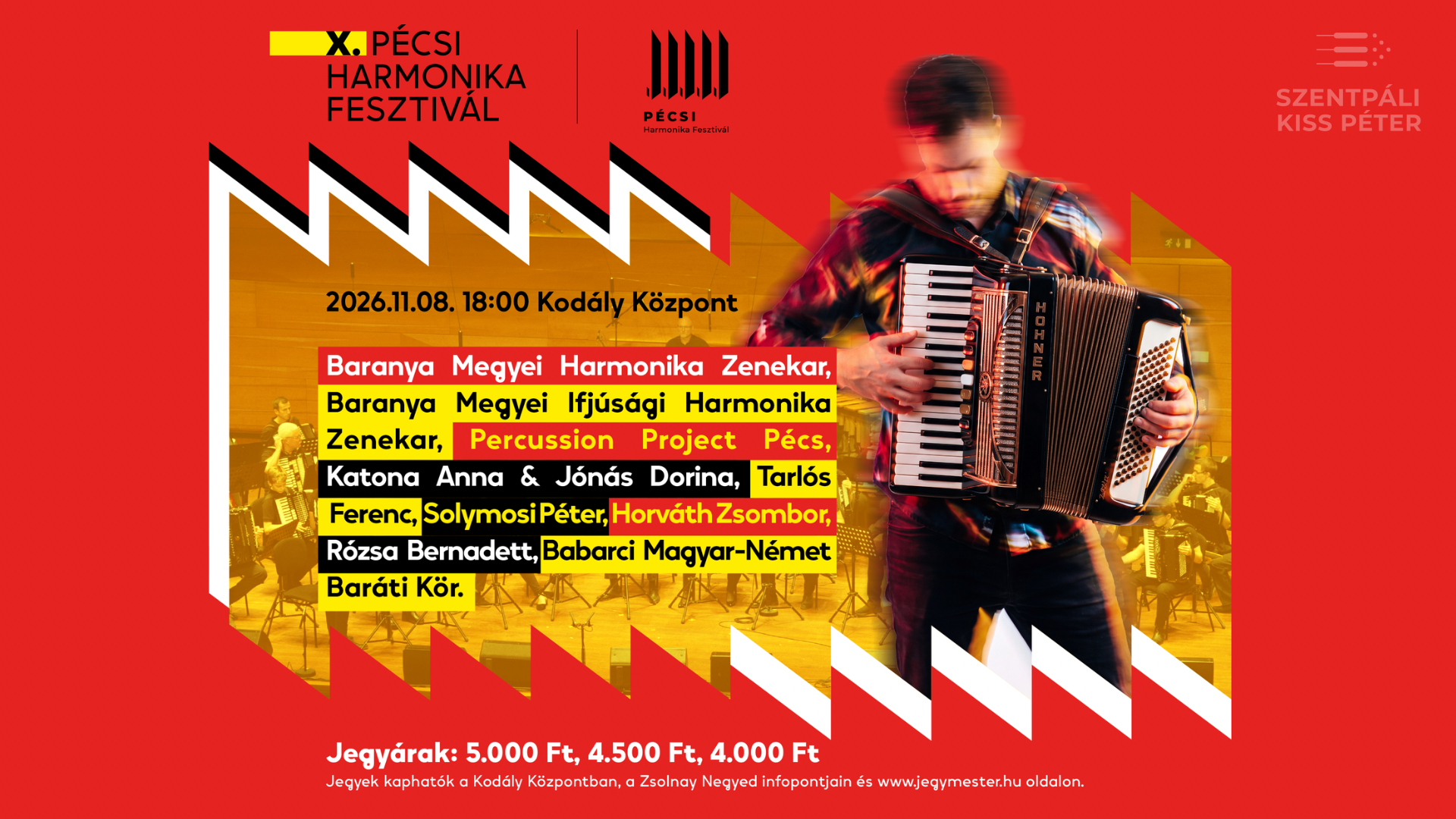 X. Pécsi Harmonika Fesztivál – Gálakoncert